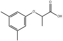 2-(3,5-二甲基苯氧基)丙酸, 777-57-1, 结构式