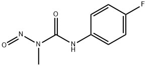 1-Methyl-1-nitroso-3-(4-fluorophenyl)urea Struktur