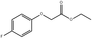 4-フルオロフェノキシ酢酸エチル 化学構造式