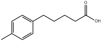 5-(4-メチルフェニル)吉草酸 化学構造式