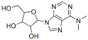 2-(6-dimethylaminopurin-9-yl)-5-(hydroxymethyl)oxolane-3,4-diol Struktur