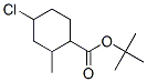 2-Methyl-4-chlorocyclohexanecarboxylic acid tert-butyl ester Struktur