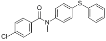 4-Chloro-N-methyl-N-(4-(phenylthio)phenyl)benzamide|