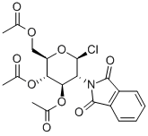 3,4,6-TRI-O-ACETYL-2-DEOXY-2-PHTHALIMIDO-B-D-GLUCOPYRANOSYL CHLORIDE, 7772-87-4, 结构式