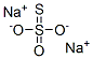 硫代硫酸钠,7772-98-7,结构式