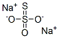 Sodium thiosulfate Structure