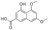 2-Naphthalenecarboxylic acid, 4-hydroxy-5,7-diMethoxy- 结构式