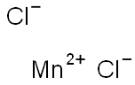 ジクロロマンガン(II) 化学構造式