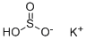 POTASSIUM HYDROGEN SULFITE Struktur