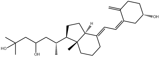 23,25-二羟基维生素D3,77733-16-5,结构式