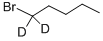 1-BROMOPENTANE-1,1-D2 Structure