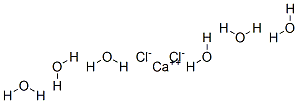 六水氯化钙,7774-34-7,结构式