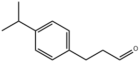 3-(4-イソプロピルフェニル)プロパナール 化学構造式