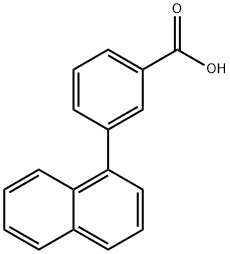 3-(1-ナフチル)安息香酸 化学構造式