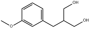 2-[(3-Methoxyphenyl)Methyl]-1,3-propanediol Struktur