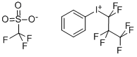 (PERFLUORO-N-PROPYL)PHENYLIODONIUM TRIFLUOROMETHANESULFONATE Struktur