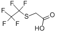Pentafluoroethylthioacetic acid Structure
