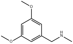 (3,5-ジメトキシベンジル)メチルアミン 化学構造式