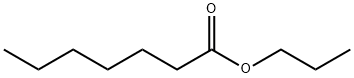 エナント酸プロピル 化学構造式