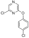 2-CHLORO-6-(4-CHLOROPHENOXY) PYRAZINE Structure