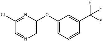2-CHLORO-6-(3-TRIFLUOROMETHYLPHENOXY) PYRAZINE Structure