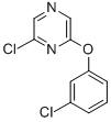 2-CHLORO-6-(3-CHLOROPHENOXY) PYRAZINE Structure