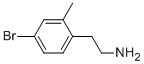 Benzeneethanamine, 4-bromo-2-methyl- (9CI) Struktur
