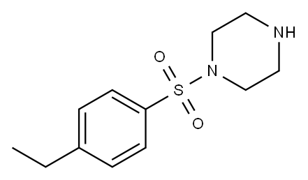 1-[(4-ethylphenyl)sulfonyl]piperazine(SALTDATA: FREE) Structure