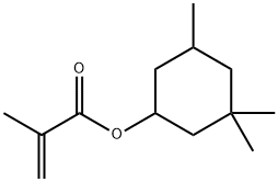 2-甲基-2-丙烯酸-3,3,5-三甲基环己基酯,7779-31-9,结构式