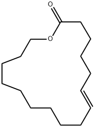 (Z)-氧代环十七碳-8-烯-2-酮 结构式