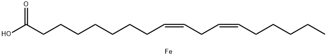 (9Z,12Z)-9,12-オクタデカジエン酸/鉄,(1:x) 化学構造式