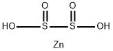 亜ジチオン酸亜鉛 化学構造式