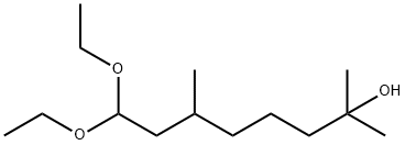 HYDROXY CITRONELLAL DIETHYL ACETAL Struktur