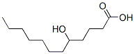 5-Hydroxylauric acid, 7779-95-5, 结构式