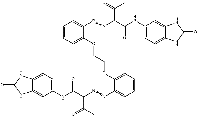 2,2'-[Ethylenbis(oxyphenyl-2,1-enazo)]bis[N-(2,3-dihydro-2-oxo-1H-benzimidazol-5-yl)-3-oxobutyramid