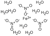 Ferric nitrate nonahydrate Struktur