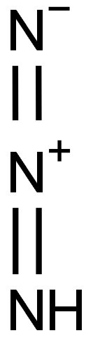 Hydrazoic acid Struktur