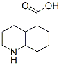 decahydroquinoline-5-carboxylic acid Struktur