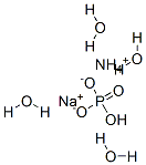 SODIUM AMMONIUM HYDROGEN PHOSPHATE TETRAHYDRATE Struktur