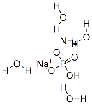 SODIUM AMMONIUM HYDROGEN PHOSPHATE TETRAHYDRATE Structure