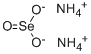 亜セレン酸ジアンモニウム 化学構造式