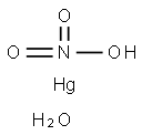 Mercury nitrate monohydrate Structure