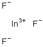 トリフルオロインジウム(III) 化学構造式