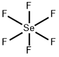 セレン(VI)ヘキサフルオリド 化学構造式