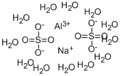 ALUMINIUM SODIUM SULFATE 12-WATER Structure