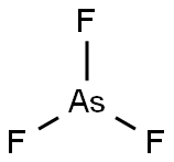 三氟化砷,7784-35-2,结构式