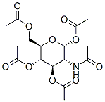 2-ACETAMIDO-2-DEOXY-1,3,4,6-TETRA-O-ACETYL-ALPHA-D-GLUCOPYRANOSE Structure