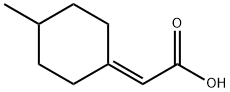 2-(4-methylcyclohexylidene)acetic acid Structure
