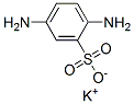 2,5-ジアミノベンゼンスルホン酸カリウム 化学構造式
