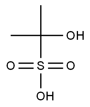 2-hydroxypropane-2-sulphonic acid Struktur